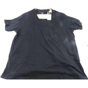 Ulla Popken Basic Short Sleeve Tee in Black 28/30 New